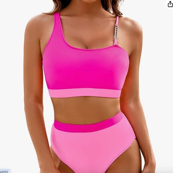 BMJL Women's High Waisted Bikini Two piece Swimsuits Sporty size XL NWT - Picture 2 of 12